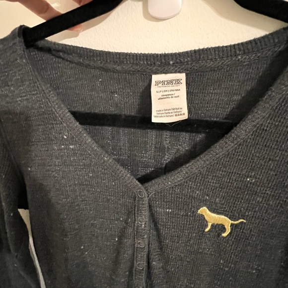 VS Pink Blinged sequin  PJ Onesie Christmas - Picture 6 of 11